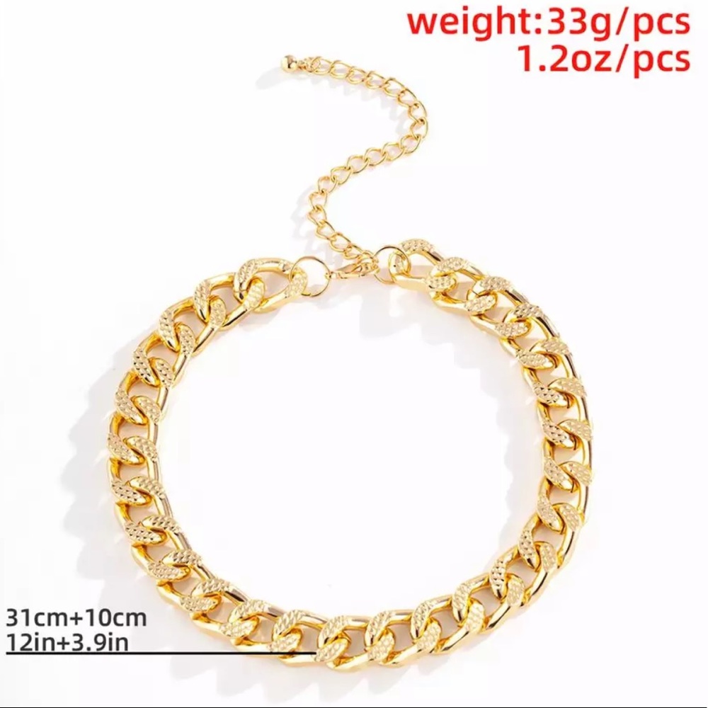 NEW 18K GOLD CUBAN CHAIN NECKLACE - Picture 3 of 6